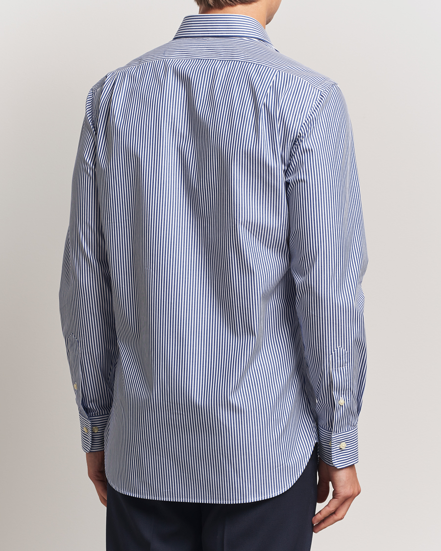Homme | Chemises | Polo Ralph Lauren | Slim Fit Stripe Dress Shirt Royal/White