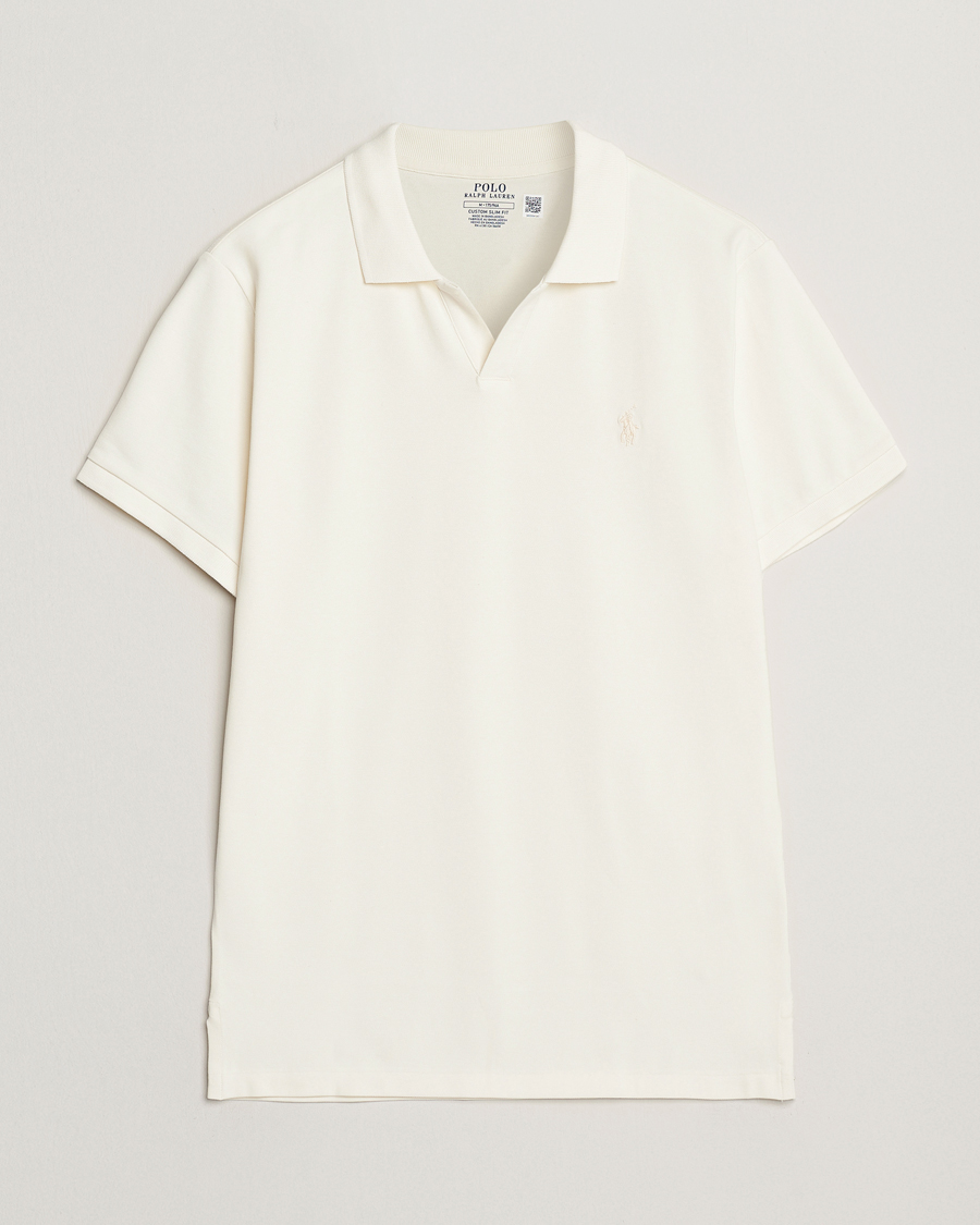 Homme | Polos | Polo Ralph Lauren | Johnny Short Sleeve Polo Pale Cream