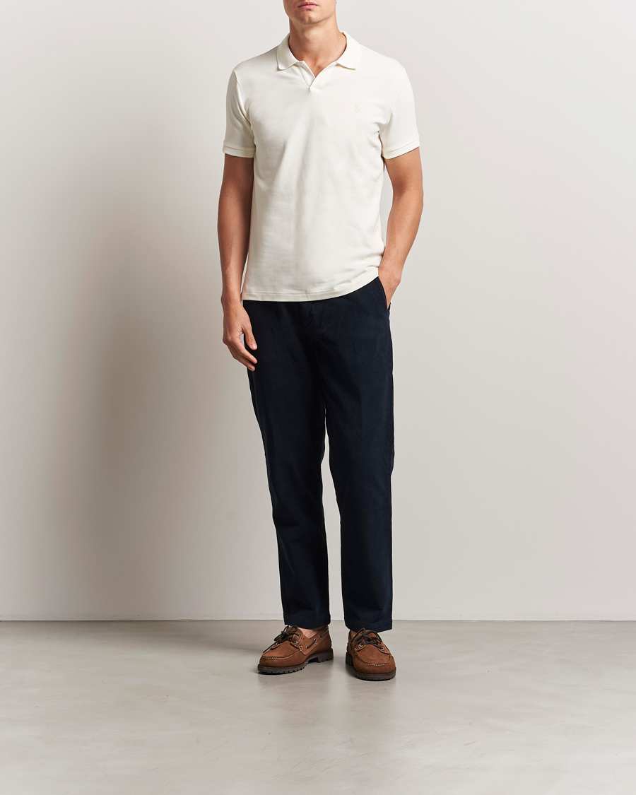 Homme | Polos | Polo Ralph Lauren | Johnny Short Sleeve Polo Pale Cream