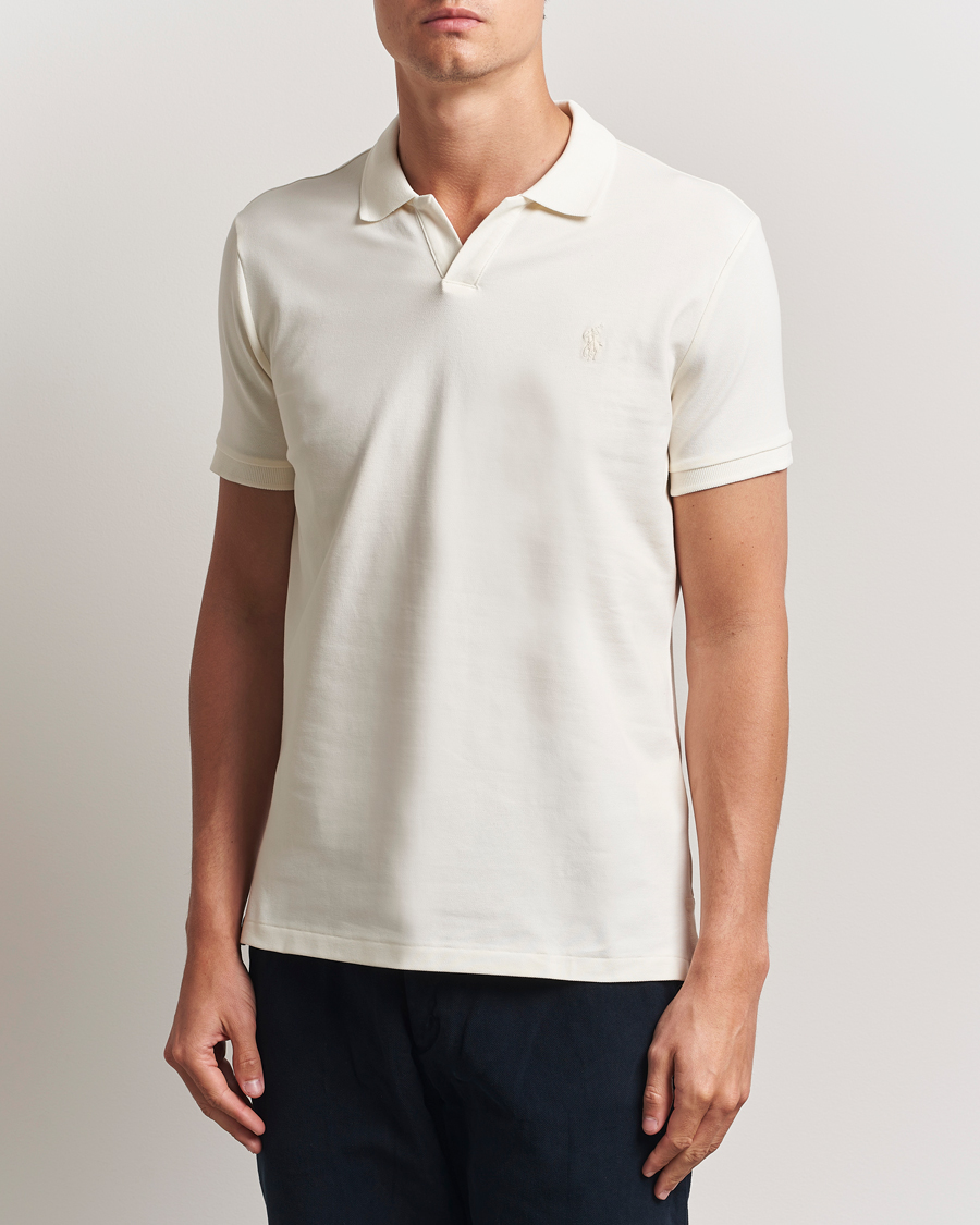 Homme | Polos | Polo Ralph Lauren | Johnny Short Sleeve Polo Pale Cream