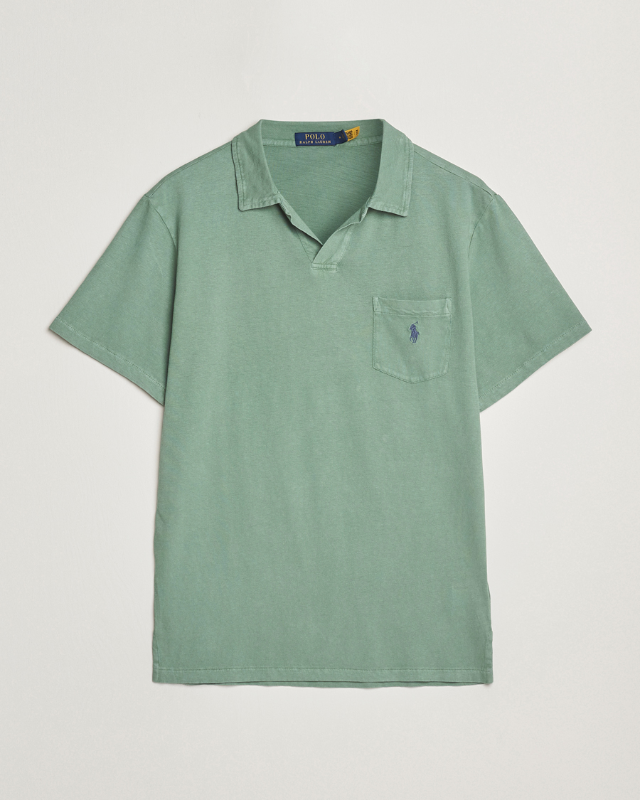 Homme | Polos | Polo Ralph Lauren | Johnny Cotton/Linen Polo Fatigue