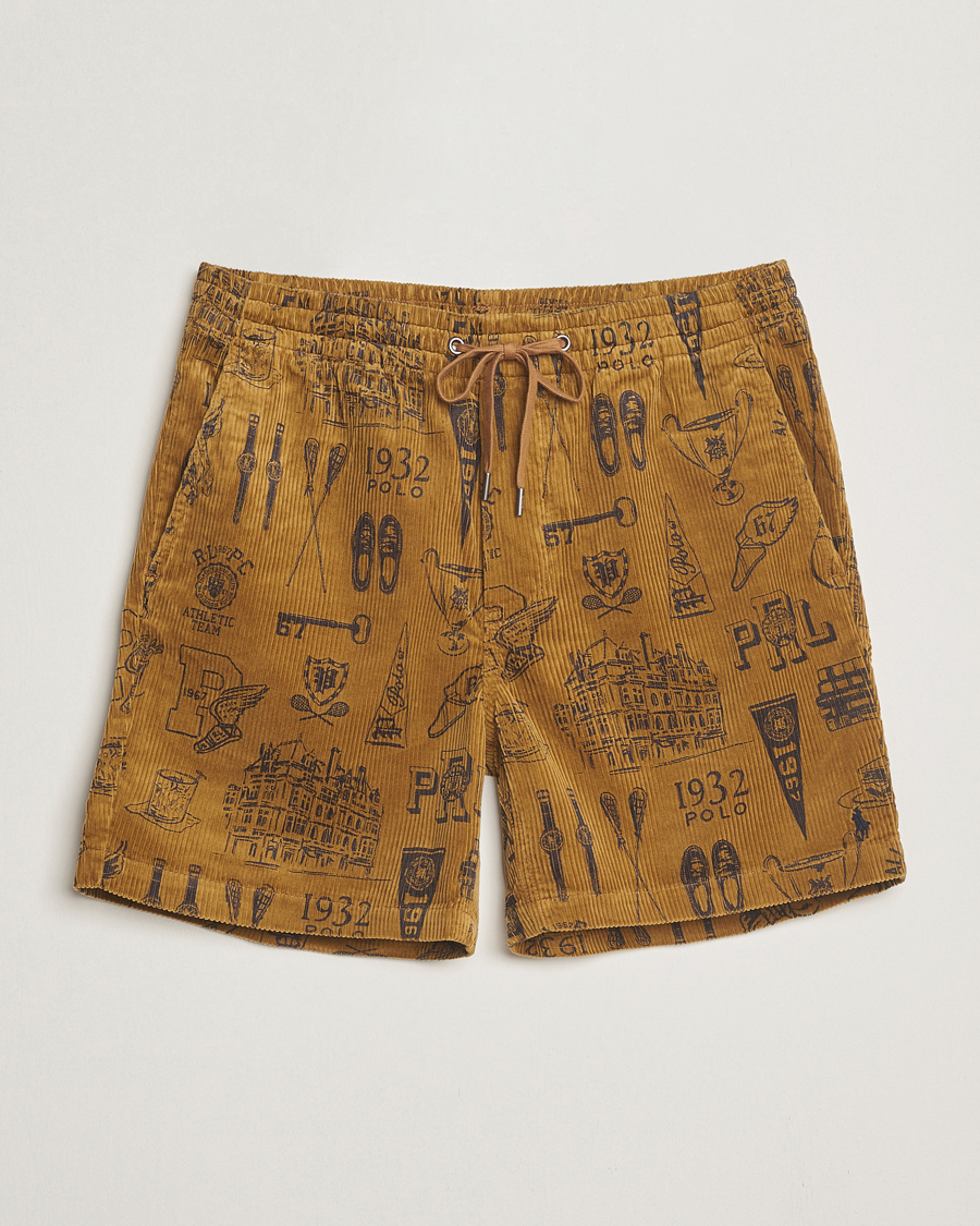 Homme | Shorts | Polo Ralph Lauren | Prepster Corduroy Shorts Golden Brown Preppy Diary