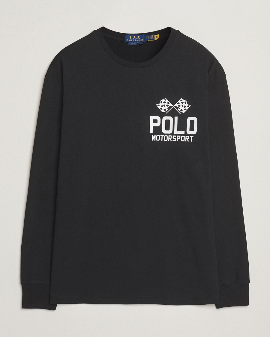 Homme | T-shirts | Polo Ralph Lauren | RL Motorsport Long Sleeve Tee Polo Black