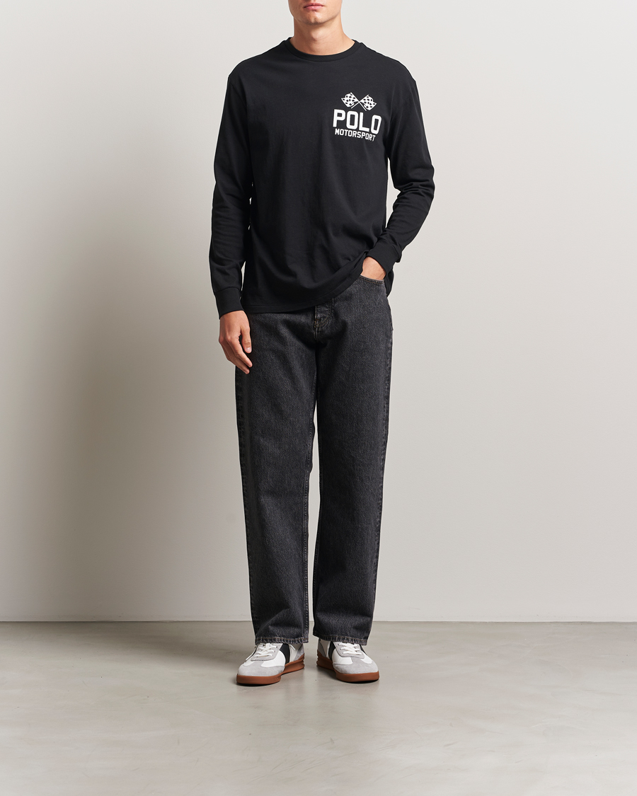 Homme | T-shirts | Polo Ralph Lauren | RL Motorsport Long Sleeve Tee Polo Black