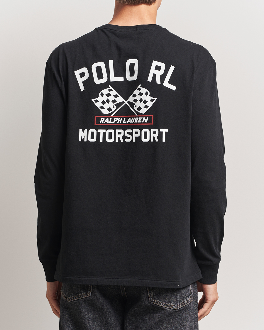Homme | T-shirts | Polo Ralph Lauren | RL Motorsport Long Sleeve Tee Polo Black