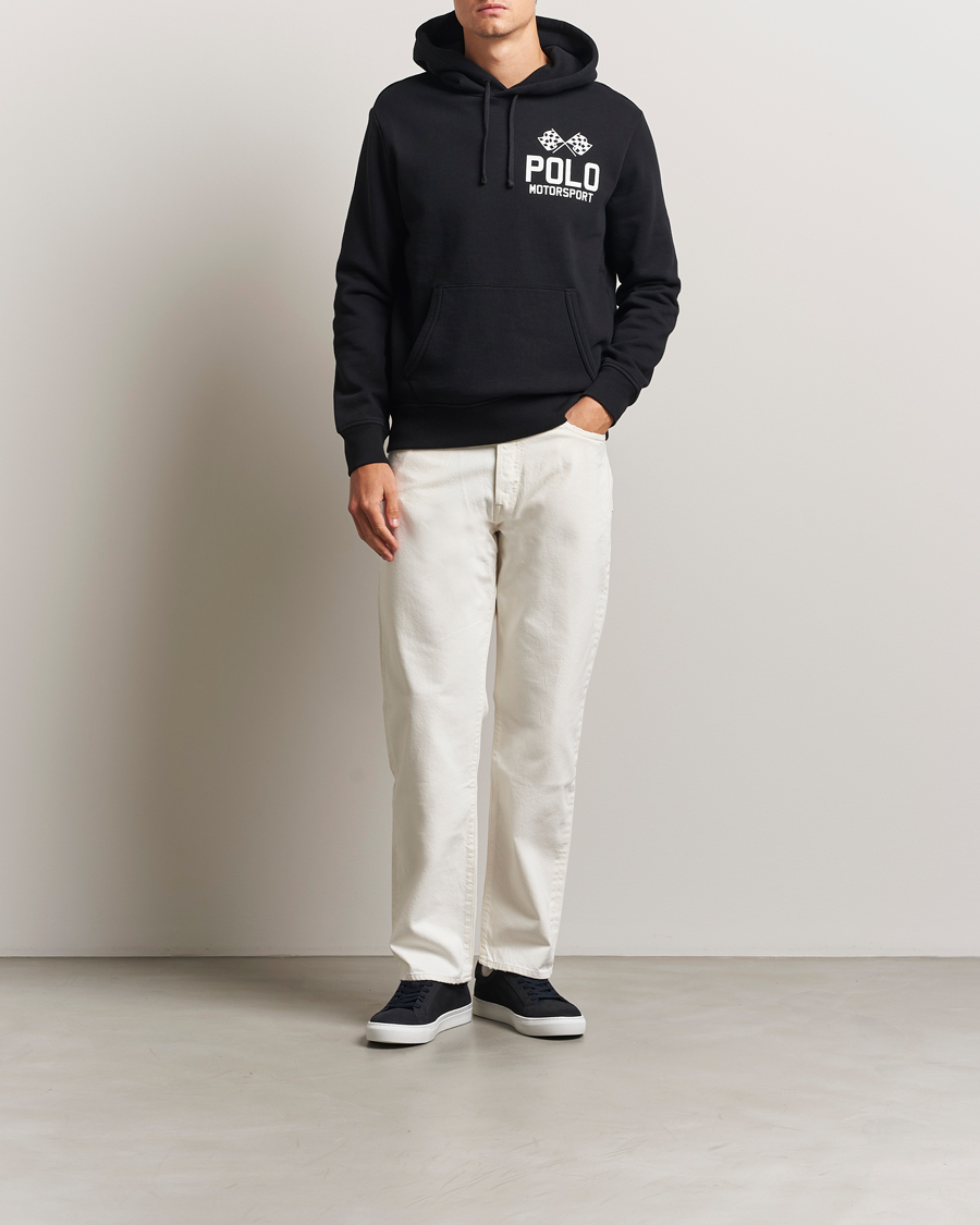 Homme | Pulls Et Tricots | Polo Ralph Lauren | RL Motorsport Hoodie Polo Black