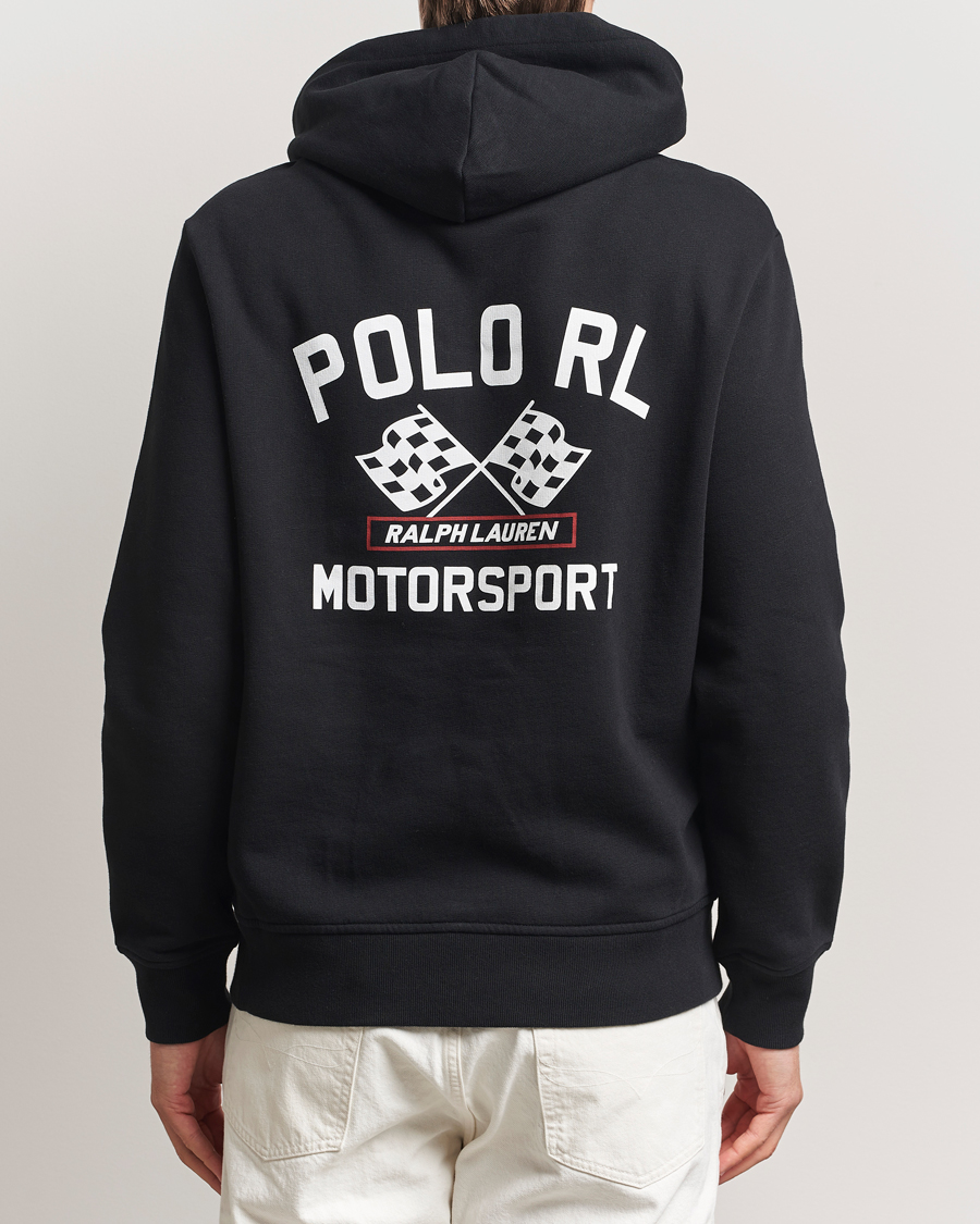 Homme | Pulls Et Tricots | Polo Ralph Lauren | RL Motorsport Hoodie Polo Black
