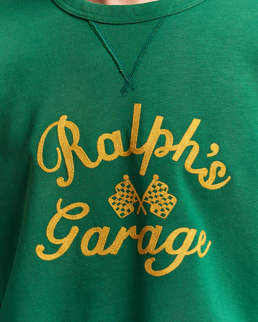 Homme | Pulls Et Tricots | Polo Ralph Lauren | Ralph's Garage Sweatshirt Tennis Green