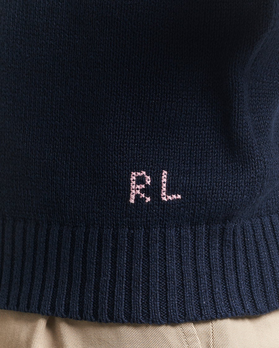 Homme | Pulls Et Tricots | Polo Ralph Lauren | Linen/Cotton Bear Pullover Bear Navy