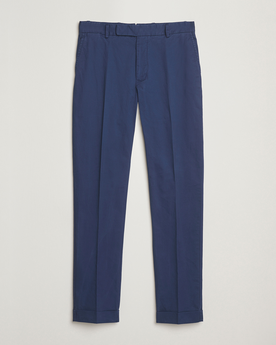 Homme | Pantalons | Polo Ralph Lauren | Cotton Stretch Trousers Rustic Navy