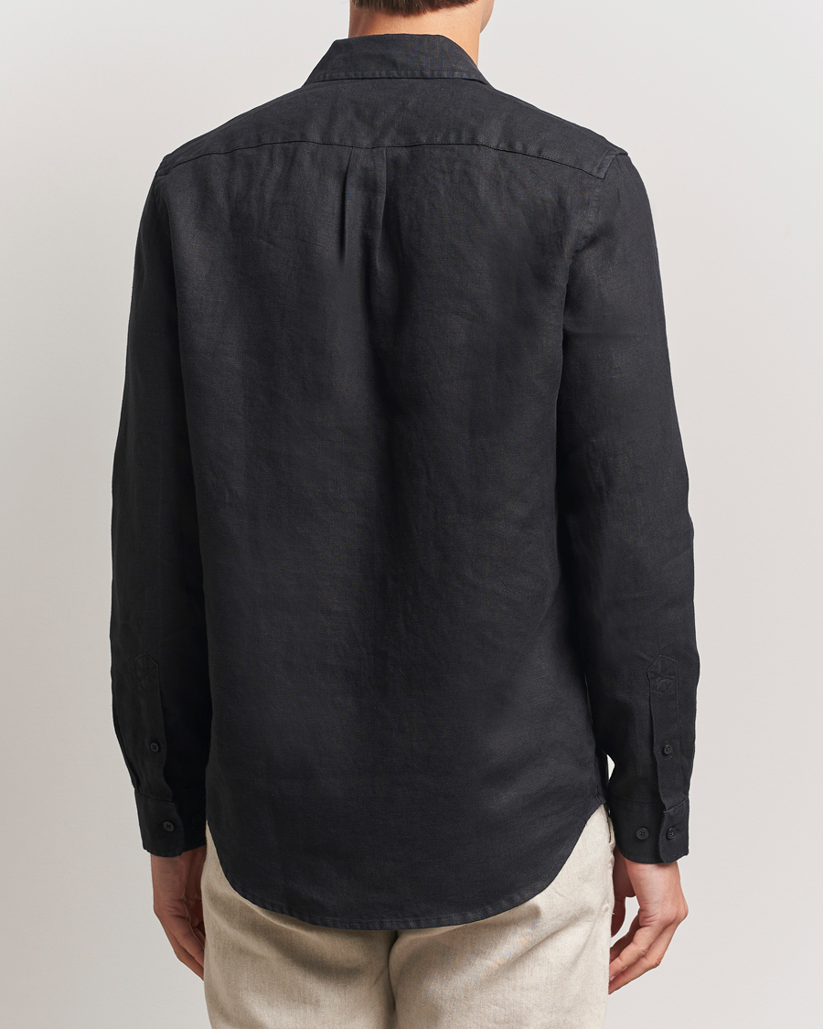 Homme | Chemises | Samsøe Samsøe | Liam Linen Shirt Black