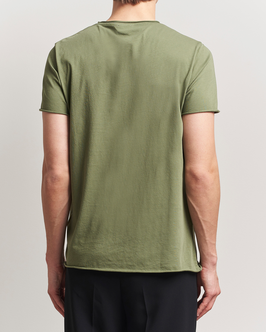 Homme | T-shirts | Filippa K | Roll Neck Crew Neck T-Shirt Faded Green