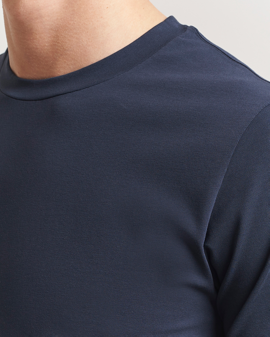 Homme | T-shirts | Filippa K | Soft Lycra T-Shirt Dusk Blue