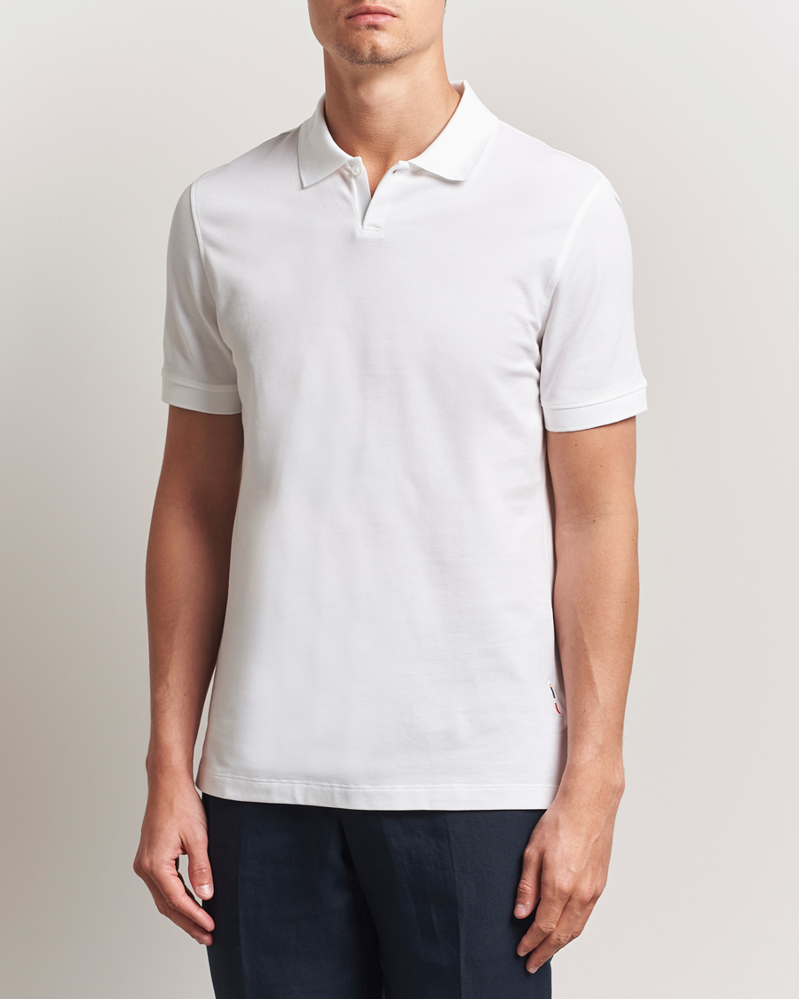 Homme | Polos | Orlebar Brown | Bruno Organic Cotton Pique White