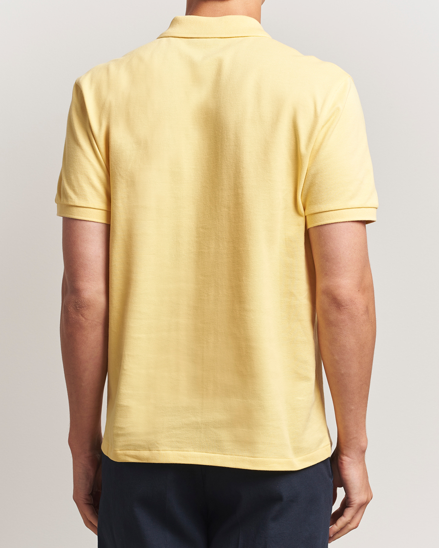 Homme | Polos | Oscar Jacobson | Alex Cotton Polo Yellow