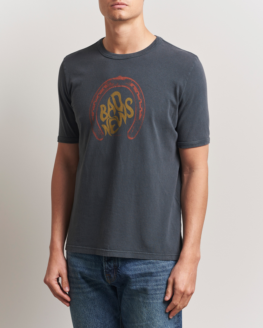 Homme | T-shirts | Nudie Jeans | Ricky Bad News T-Shirt Antracite