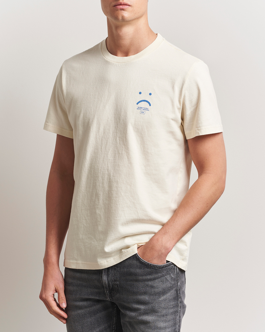 Homme | T-shirts | Nudie Jeans | Roy Frown T-Shirt Ecru