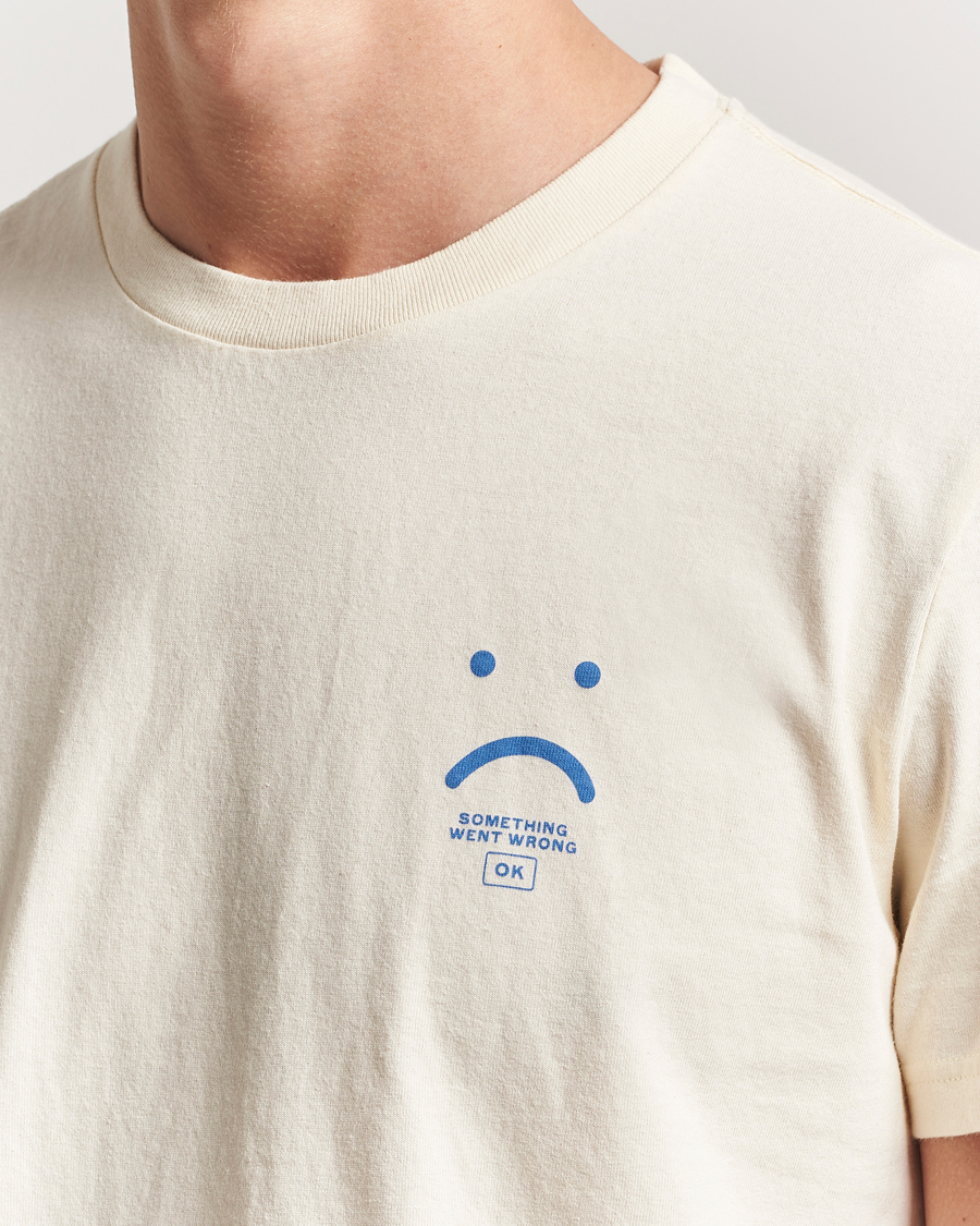 Homme | T-shirts | Nudie Jeans | Roy Frown T-Shirt Ecru