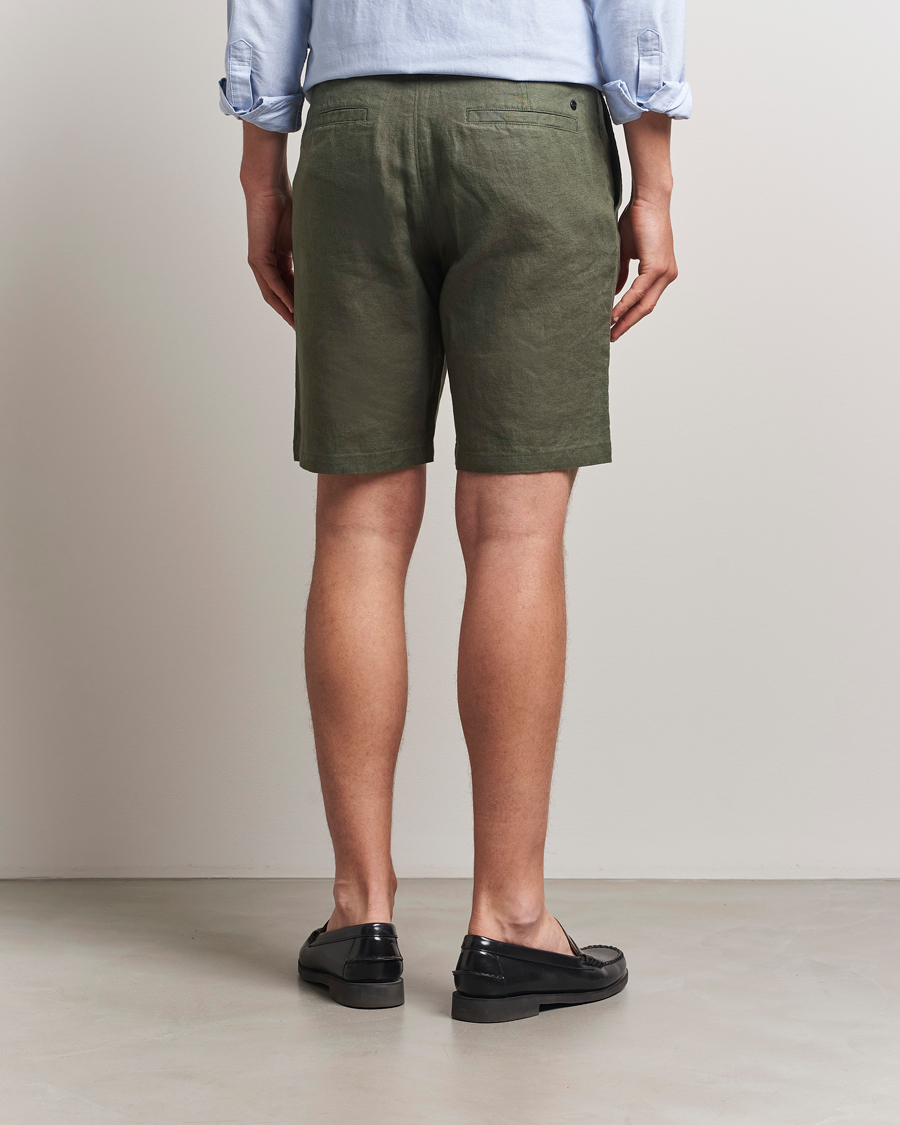 Homme | Shorts | NN07 | Crown Linen Shorts Croc Green