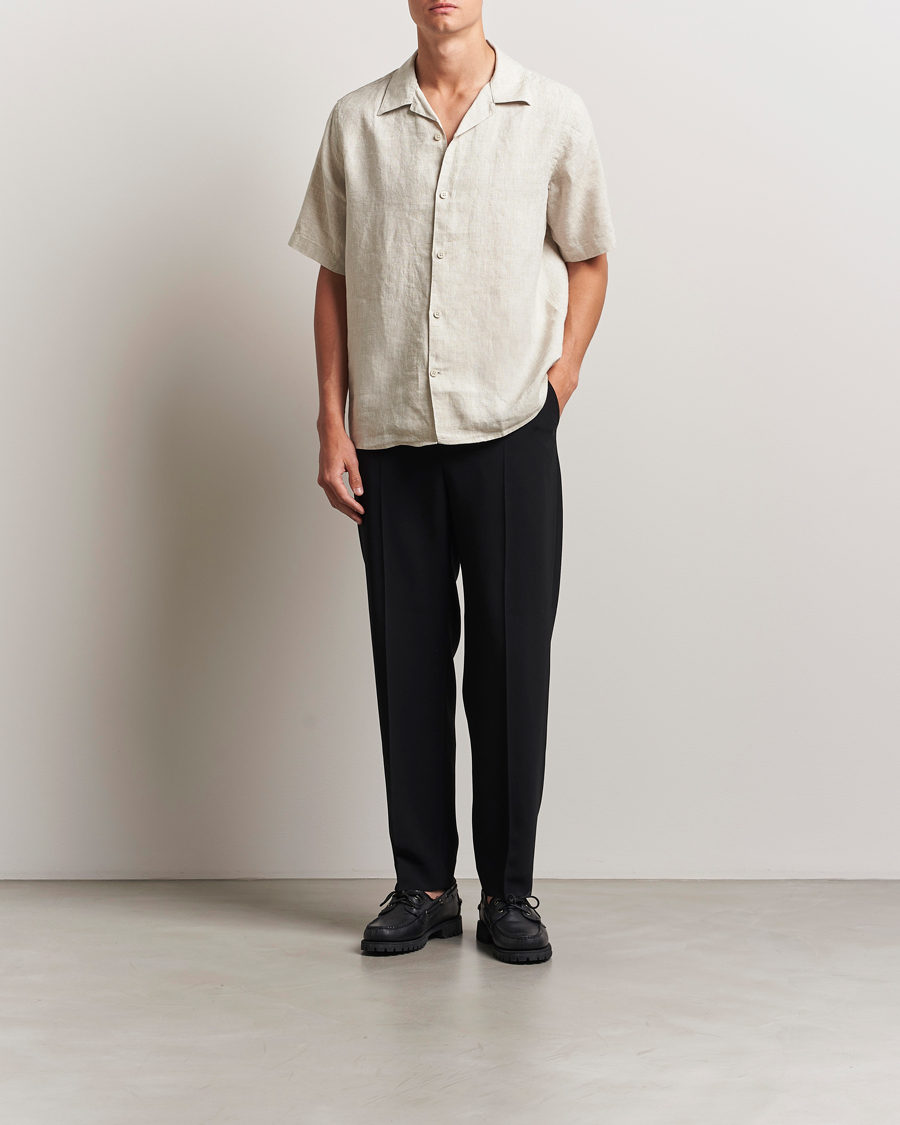 Homme | Chemises | NN07 | Julio Linen Resort Shirt Oat