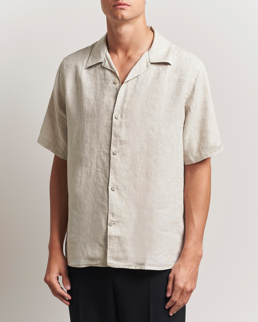 Homme | Chemises | NN07 | Julio Linen Resort Shirt Oat