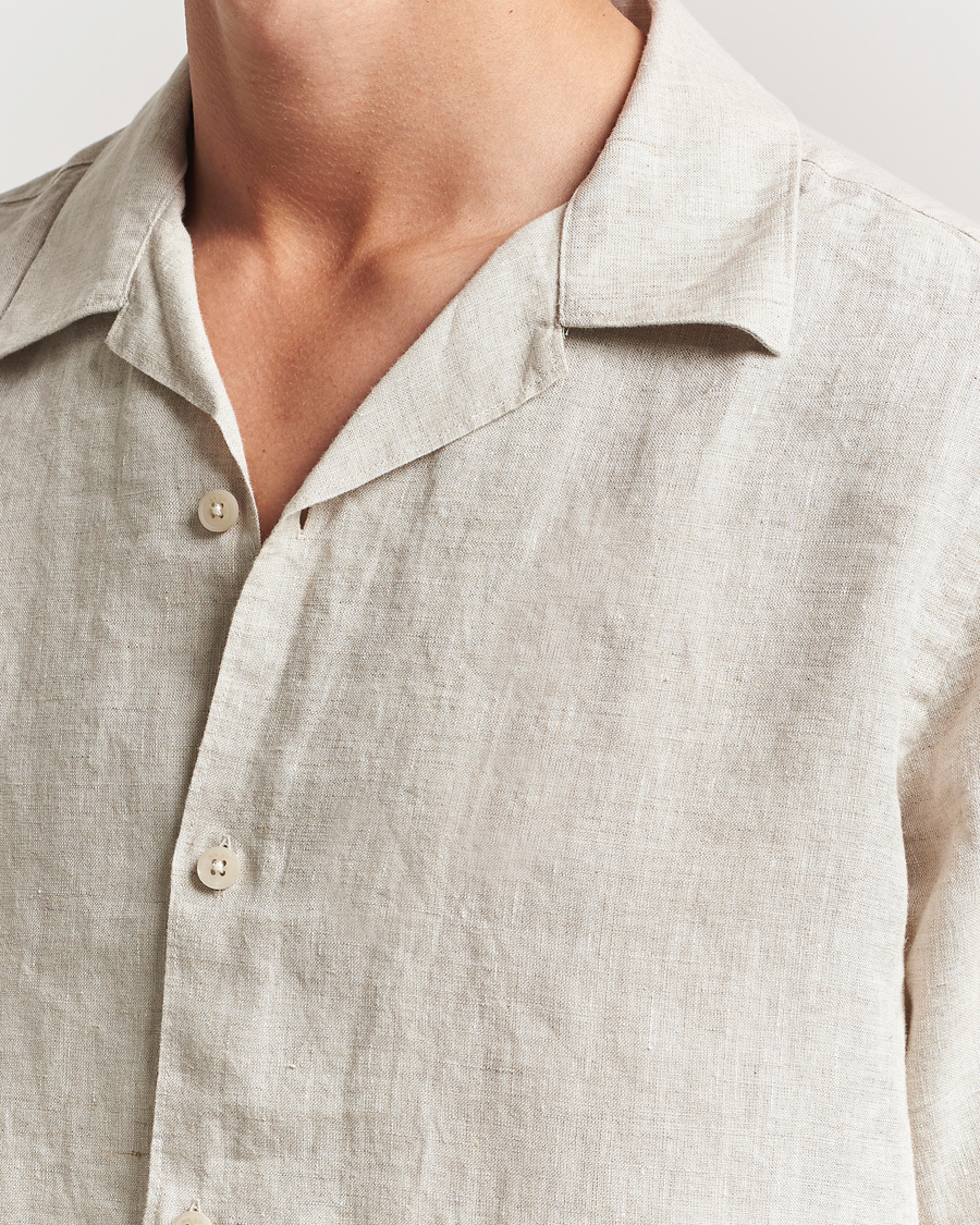 Homme | Chemises | NN07 | Julio Linen Resort Shirt Oat