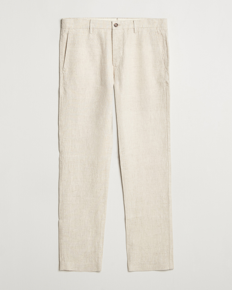 Homme | Pantalons | NN07 | Theo Linen Trousers Oat