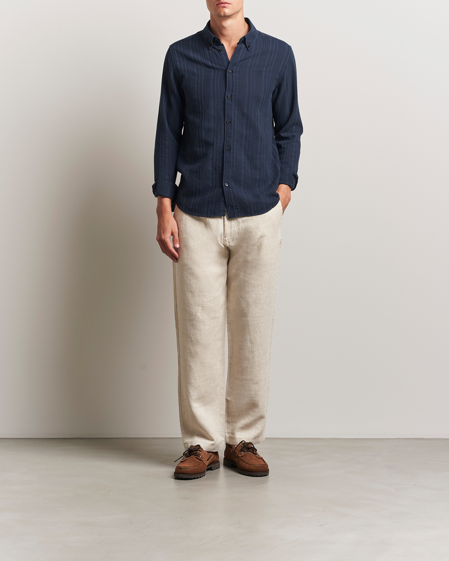 Homme | Pantalons | NN07 | Aden Regular Fit Linen Chinos Oat