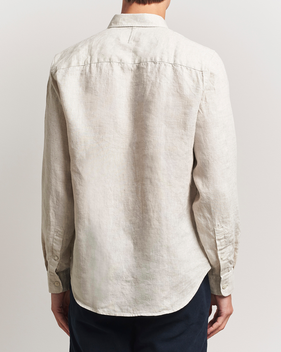 Homme | Chemises | NN07 | Arne Linen Button Down Shirt Oat
