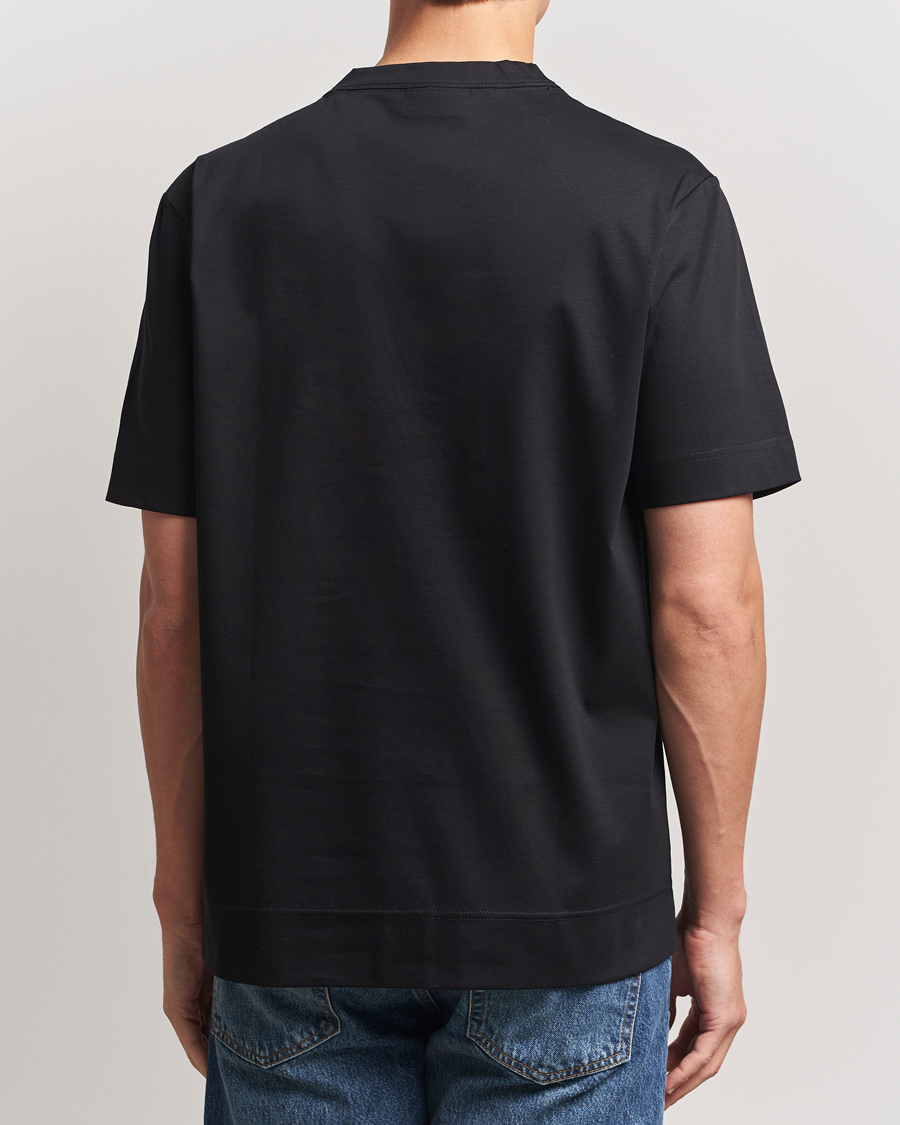 Homme | T-shirts | NN07 | Pedro Embroidered Flower T-Shirt Black