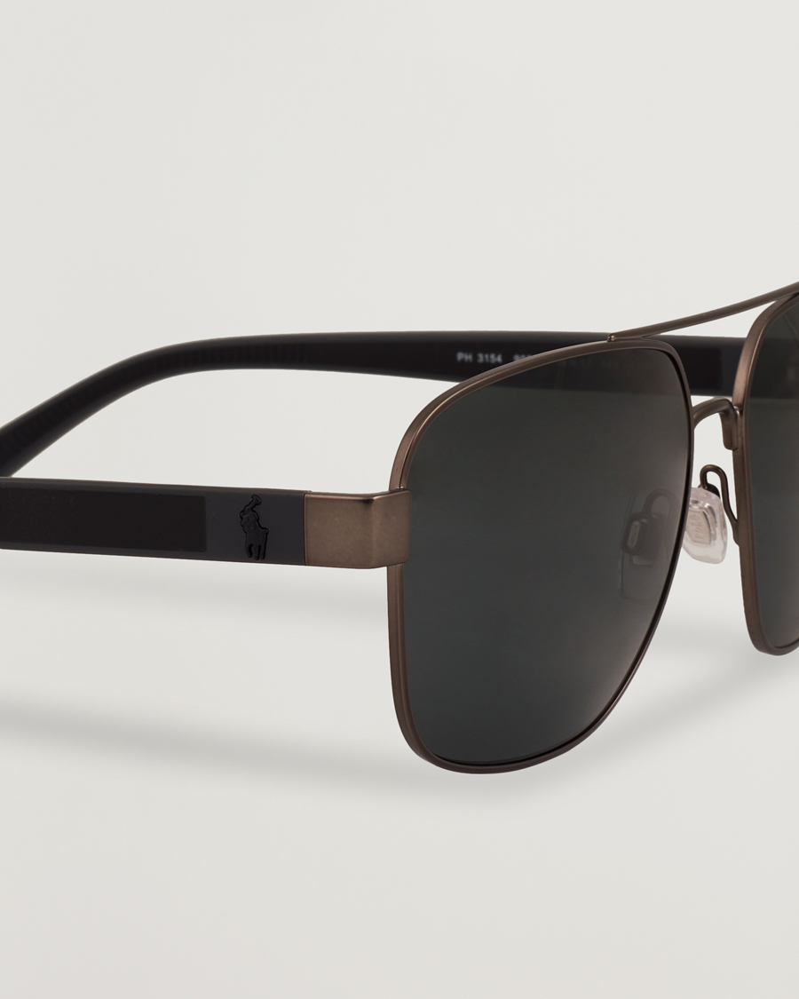 Homme | Lunettes De Soleil | Polo Ralph Lauren | 0PH3154 Sunglasses Matte Gunmetal