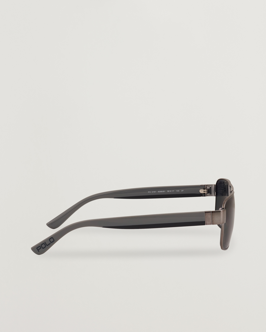 Homme | Lunettes De Soleil | Polo Ralph Lauren | 0PH3161 Polarized Sunglasses Brushed Gunmetal