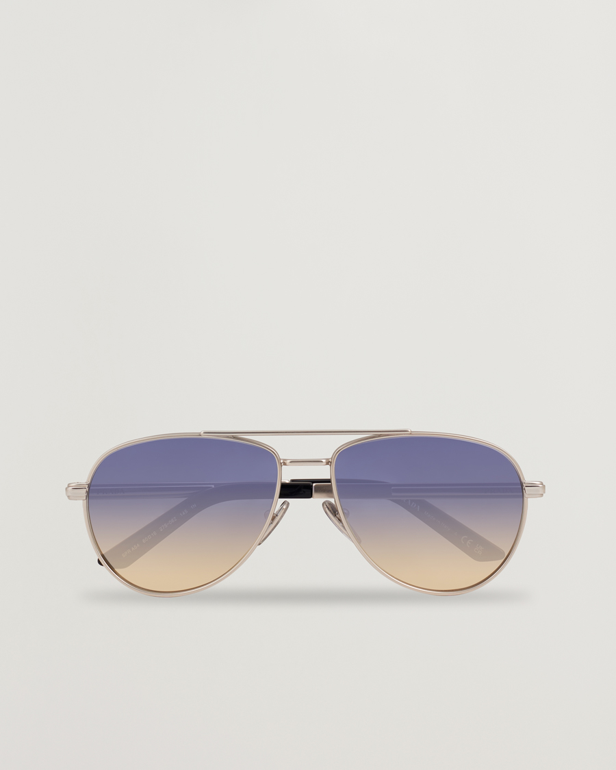 Homme | Lunettes De Soleil | Prada Eyewear | Prada 0PR A54S Sunglasses Silver