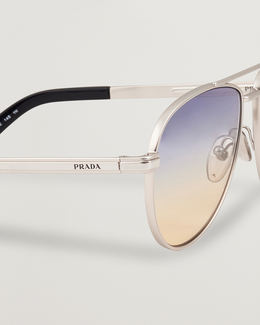 Homme | Lunettes De Soleil | Prada Eyewear | Prada 0PR A54S Sunglasses Silver