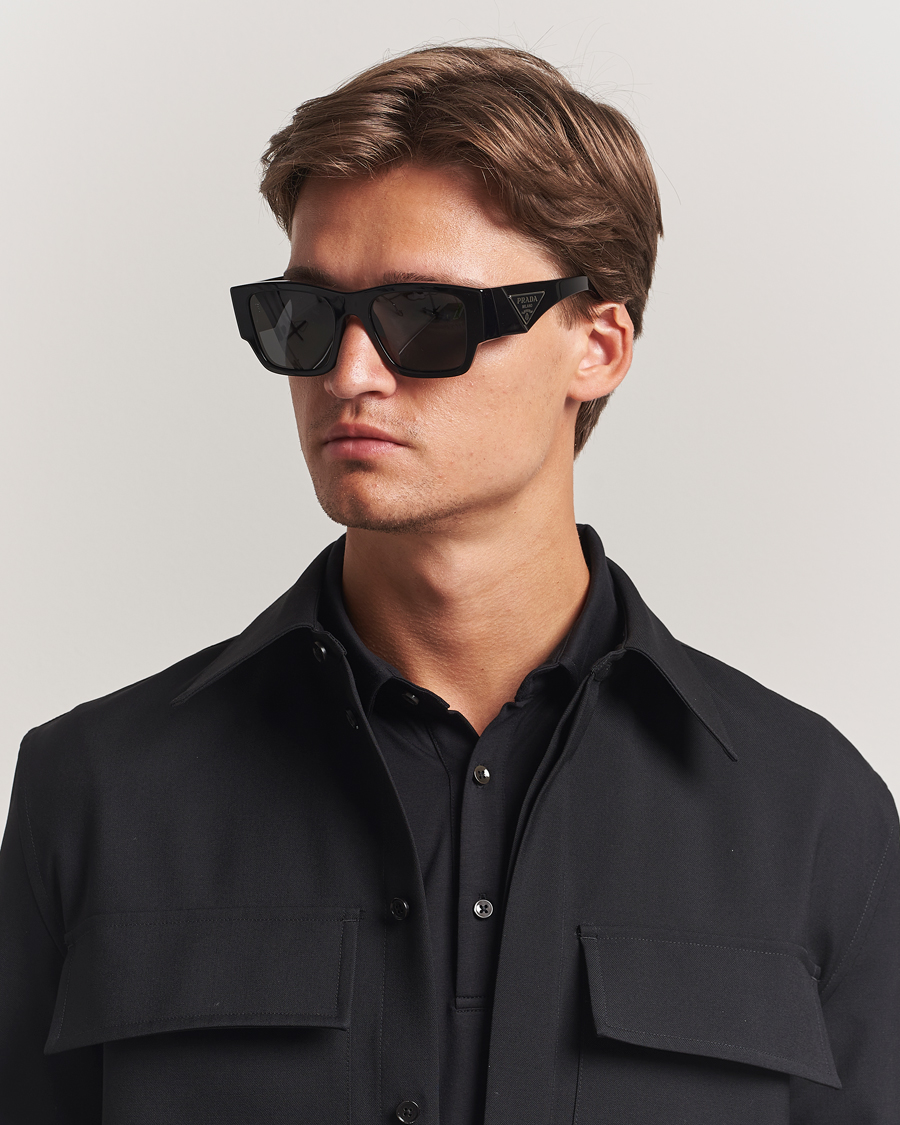 Homme | Lunettes De Soleil | Prada Eyewear | Prada 0PR 10ZS Sunglasses Black