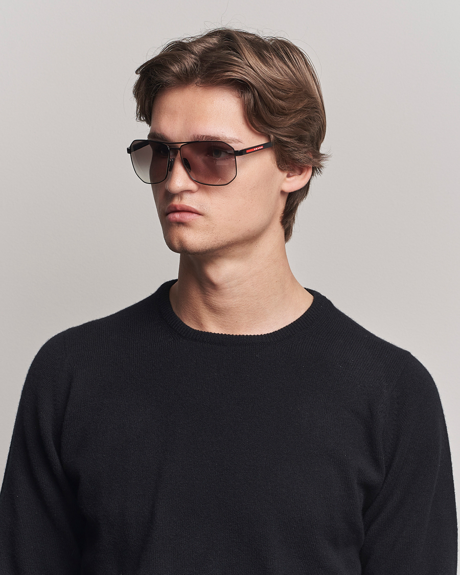 Homme | Lunettes De Soleil | Prada Linea Rossa | 0PS A53S Sunglasses Black