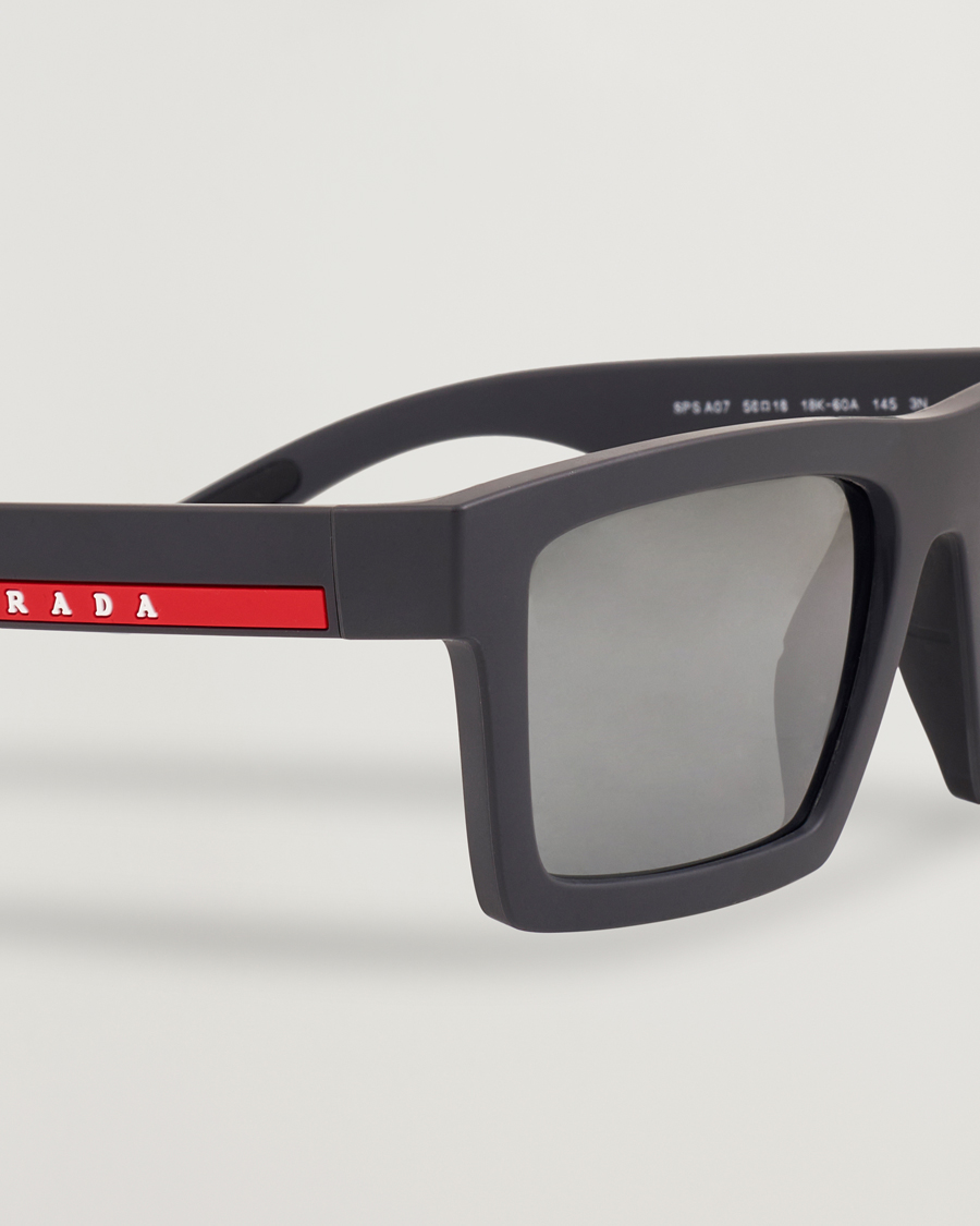 Homme | Lunettes De Soleil | Prada Linea Rossa | 0PS A07S Sunglasses Grey/Black