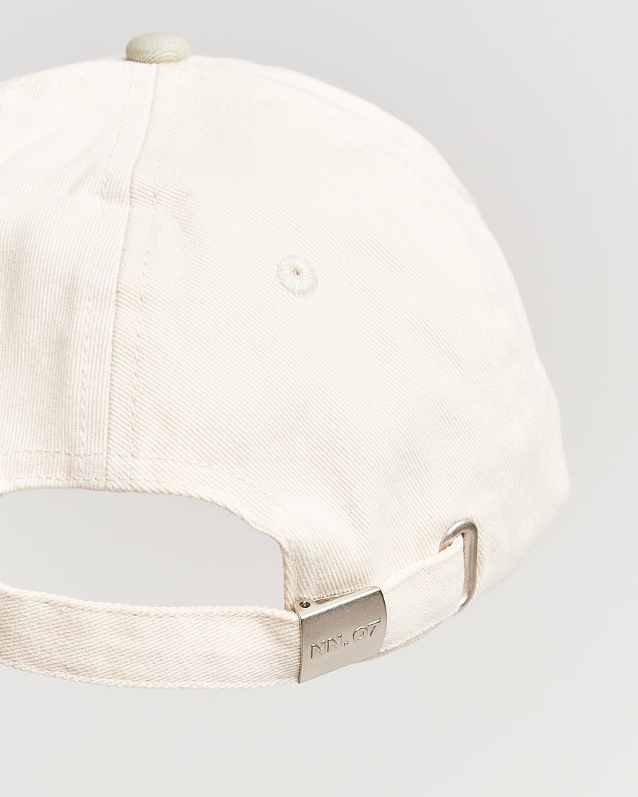Homme | NN07 Logo Cap Sage Green/Off White | NN07 | Logo Cap Sage Green/Off White