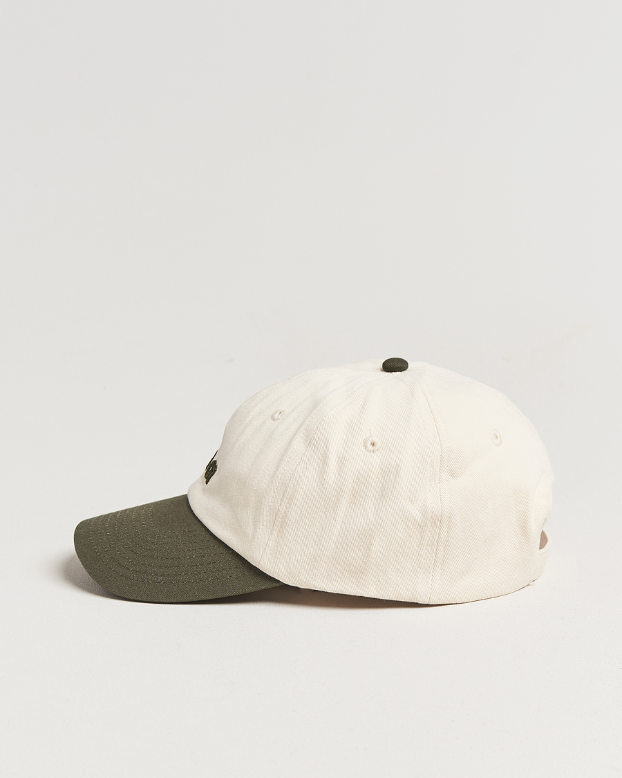 Homme | NN07 Logo Cap Croc Green/Off White | NN07 | Logo Cap Croc Green/Off White