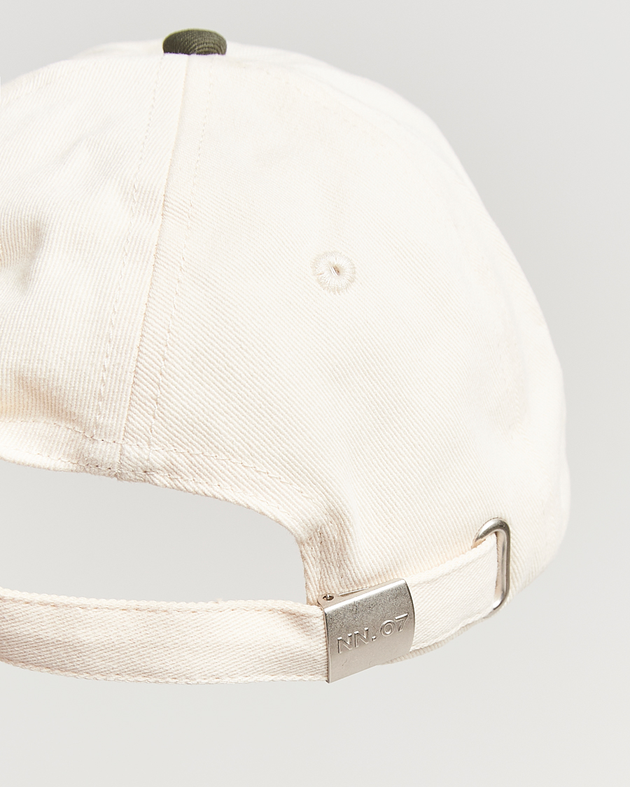 Homme | NN07 Logo Cap Croc Green/Off White | NN07 | Logo Cap Croc Green/Off White