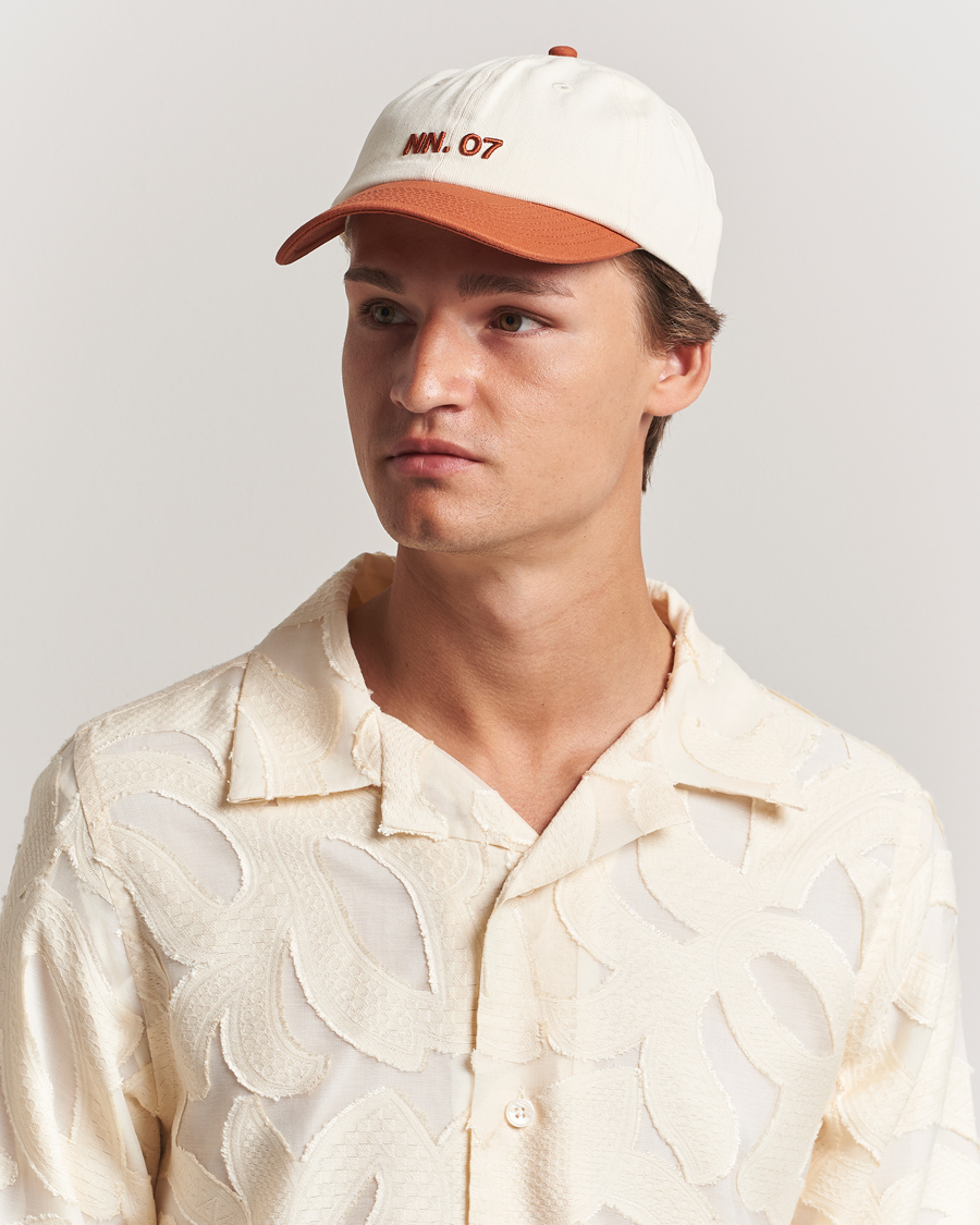 Homme | NN07 Logo Cap Caramel/Off White | NN07 | Logo Cap Caramel/Off White