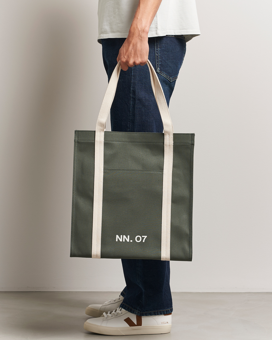 Homme | Sacs | NN07 | Tote Bag Croc Green
