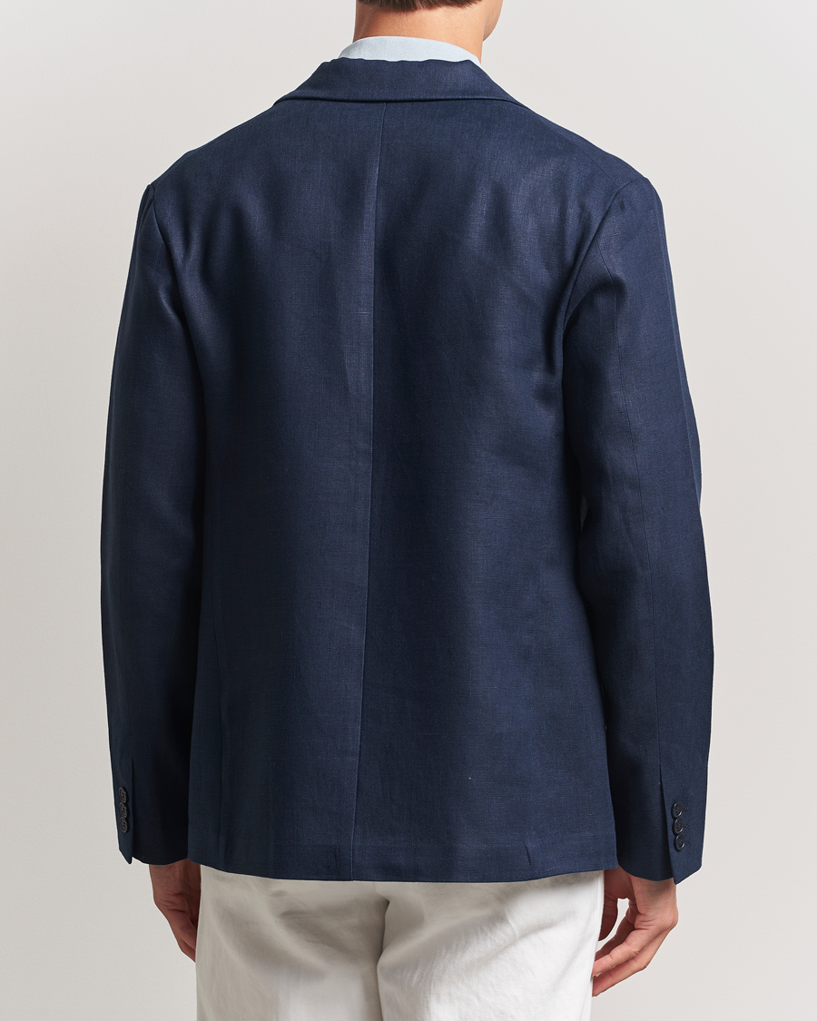 Homme | Blazers | NN07 | Timo Linen Blazer Navy Blue