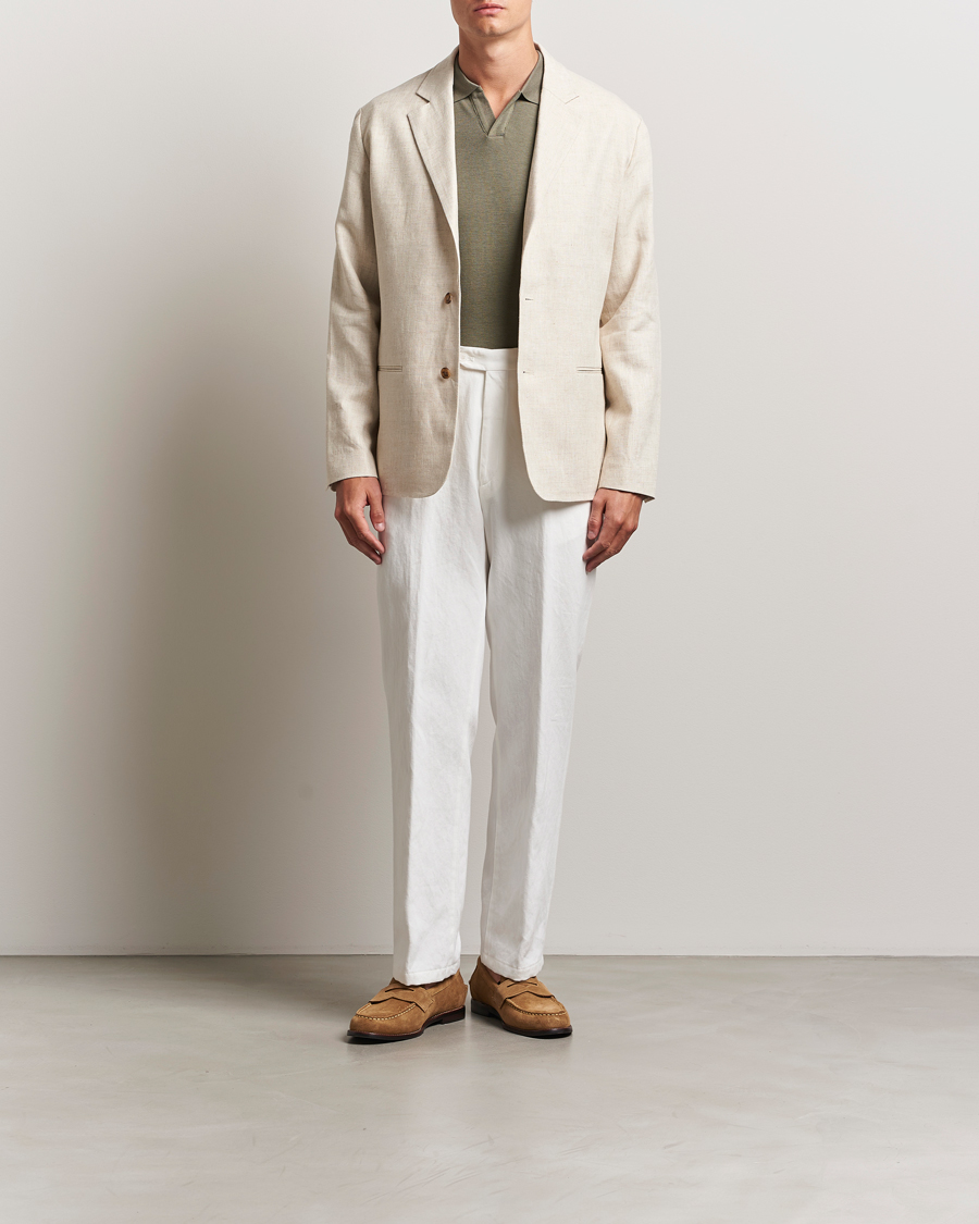 Homme | Blazers | NN07 | Timo Linen Blazer Oat