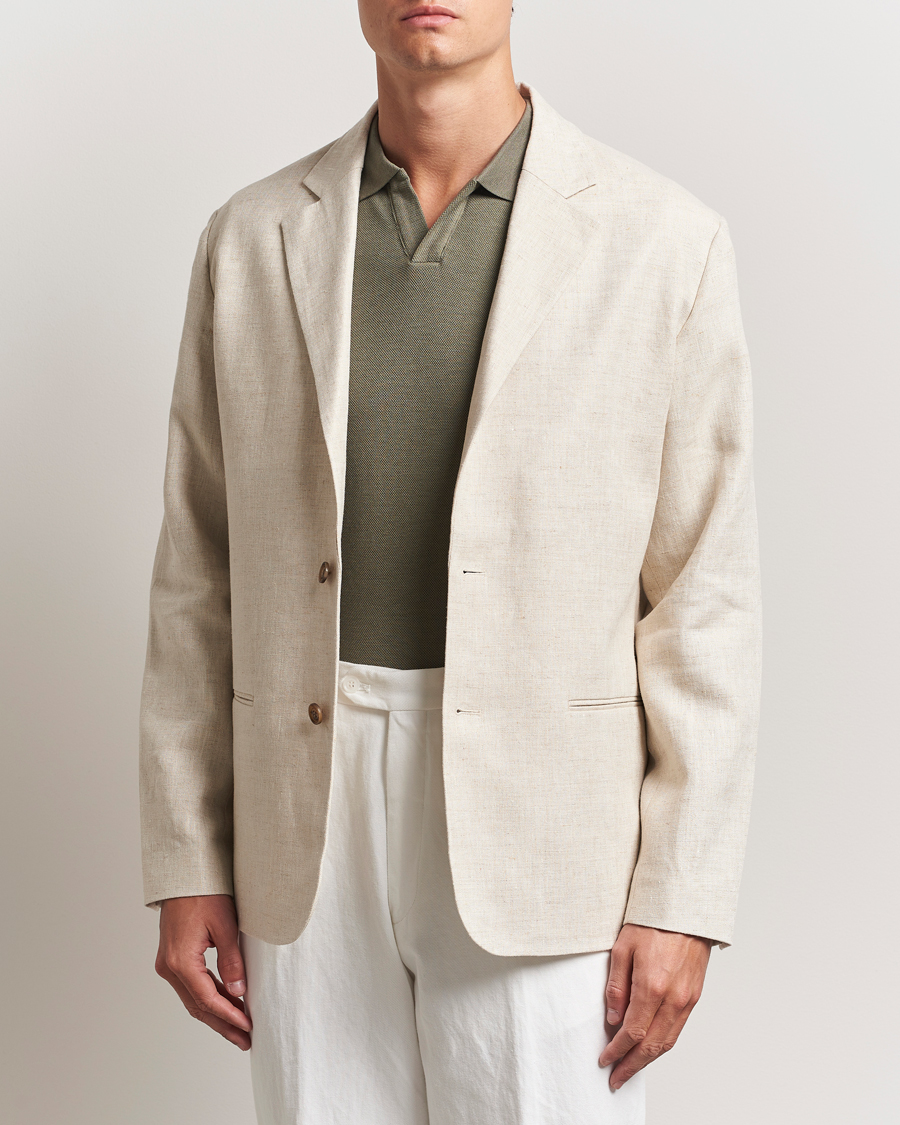 Homme | Blazers | NN07 | Timo Linen Blazer Oat