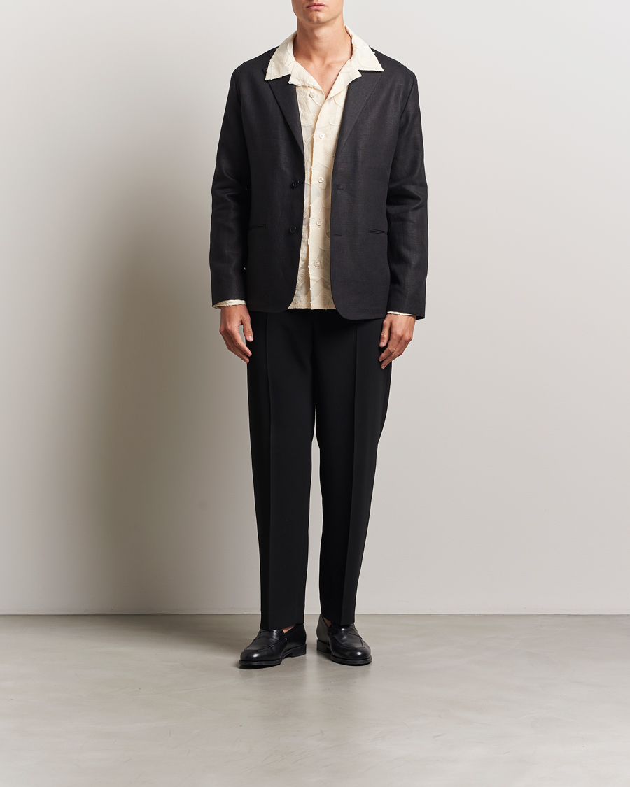 Homme | Blazers | NN07 | Timo Linen Blazer Black