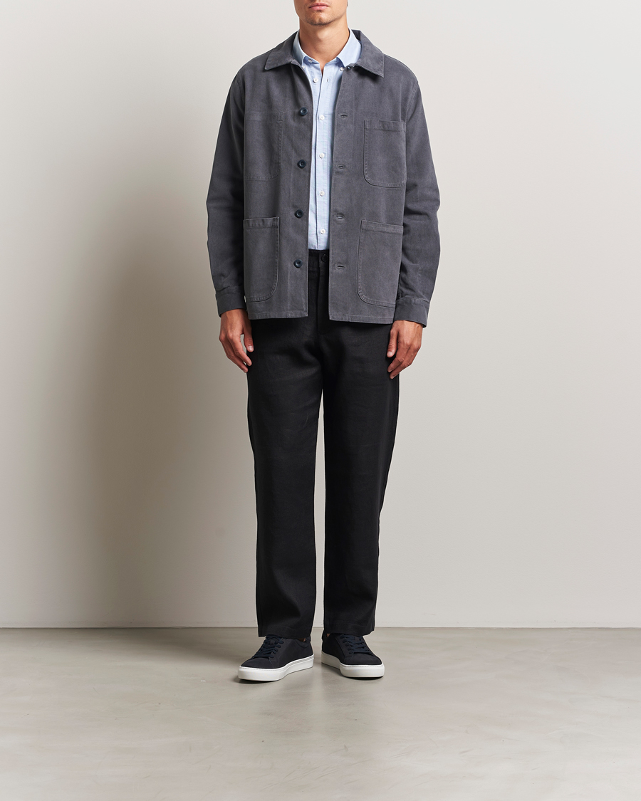 Homme | Manteaux Et Vestes | A Day's March | Algot Lyocell Overshirt Iron