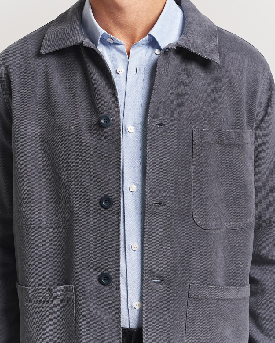 Homme | Manteaux Et Vestes | A Day's March | Algot Lyocell Overshirt Iron