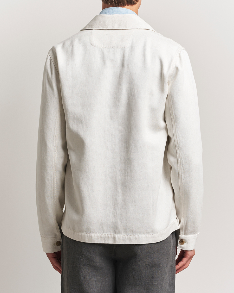 Homme | Manteaux Et Vestes | A Day's March | Imola Hemp Overshirt Ecru