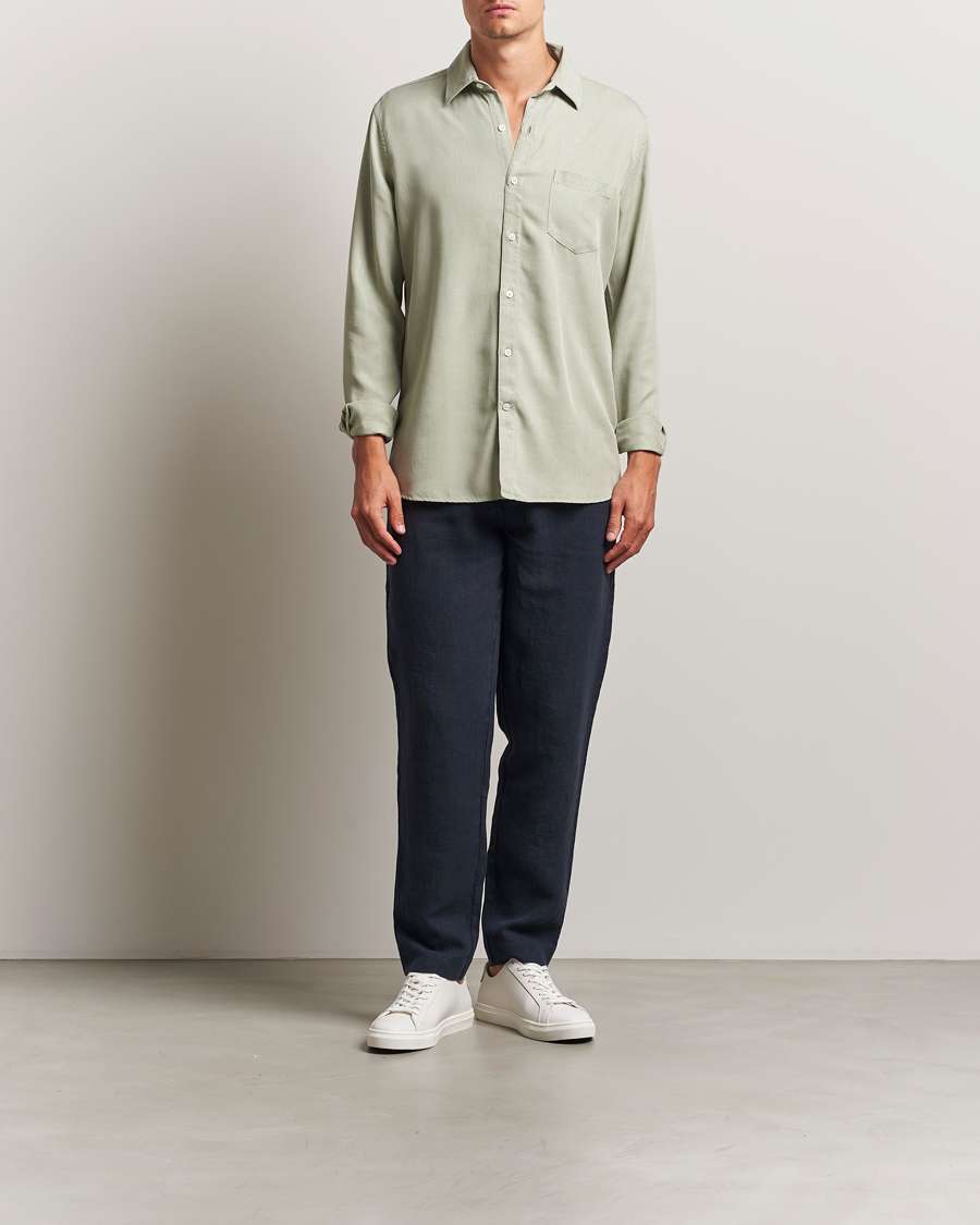 Homme | Chemises | A Day's March | Daintree Lyocell Shirt Seagrass